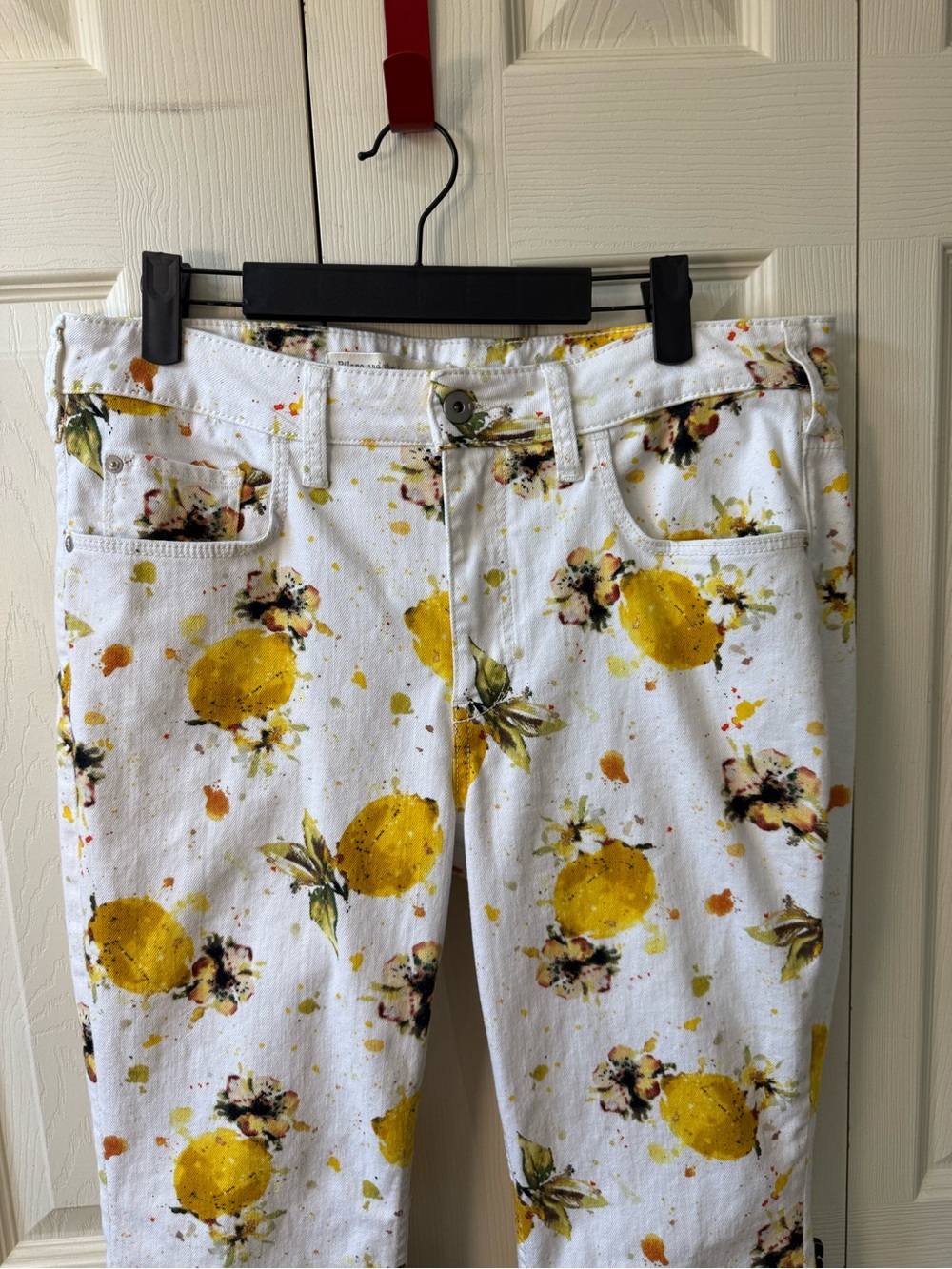 Pilcro Anthropologie Lemon Grove High-Rise Cropped Bootcut Jeans Women’s Size 31 - Picture 2 of 11